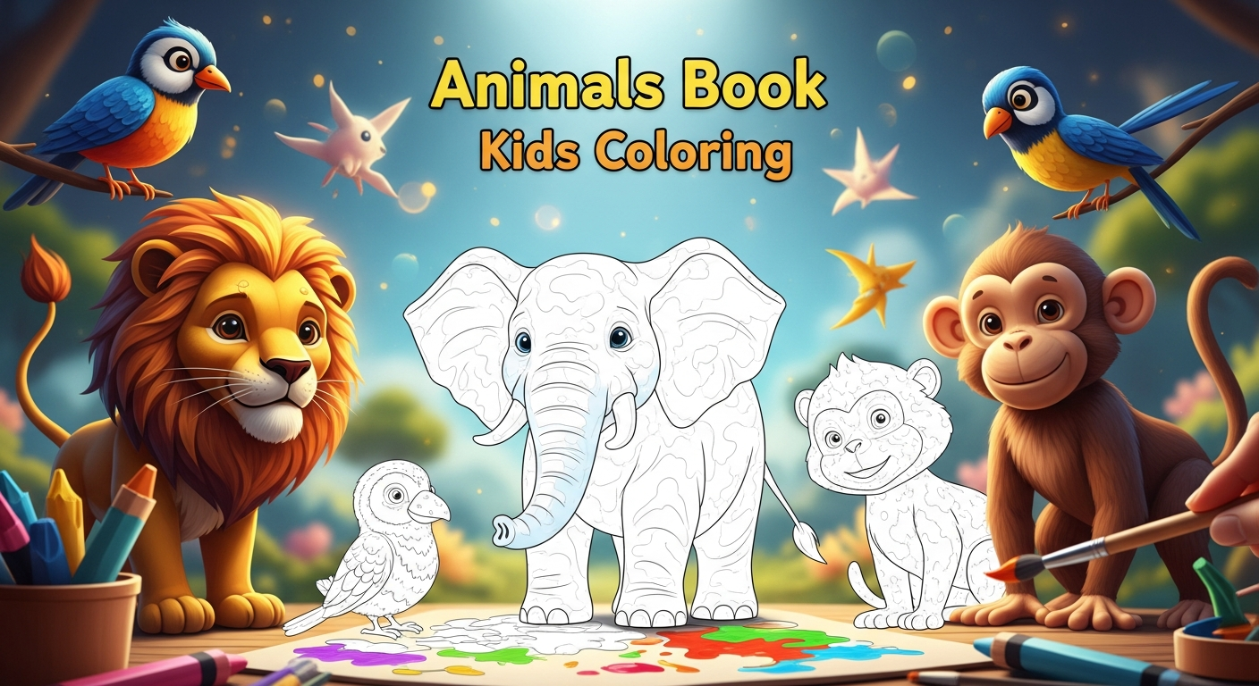 Unleash Your Child's Inner Artist: Discover the Joy of Animal Coloring with This Fun, Educational App Designed for Young Creative Minds